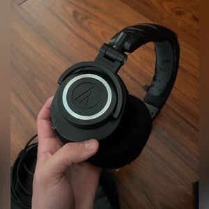 Audio Technica ATH-M50X Studio Monitoring Headphones